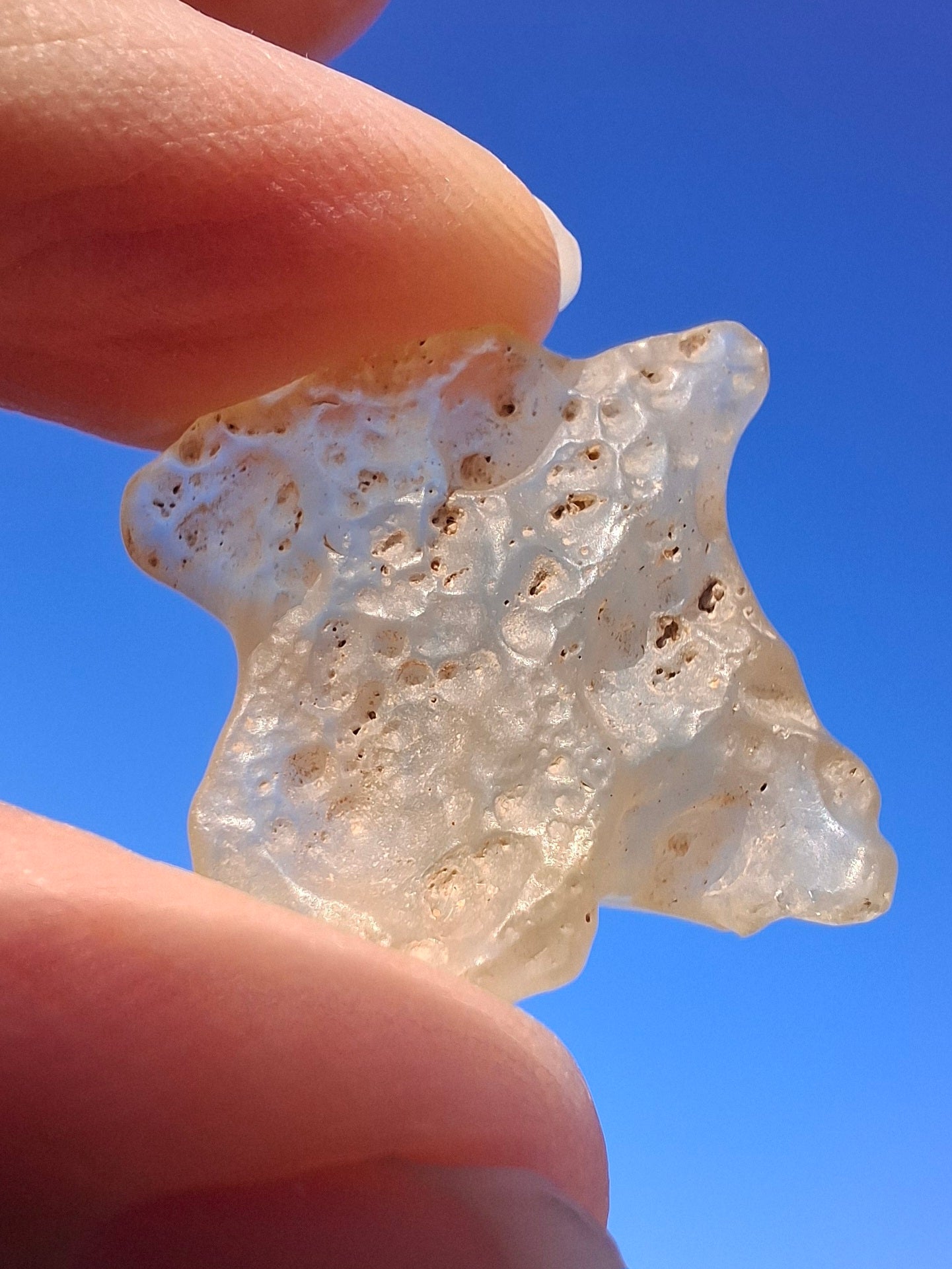 Libyan Desert Glass Piece, 5.68g, Tektite (Ref: LE258)