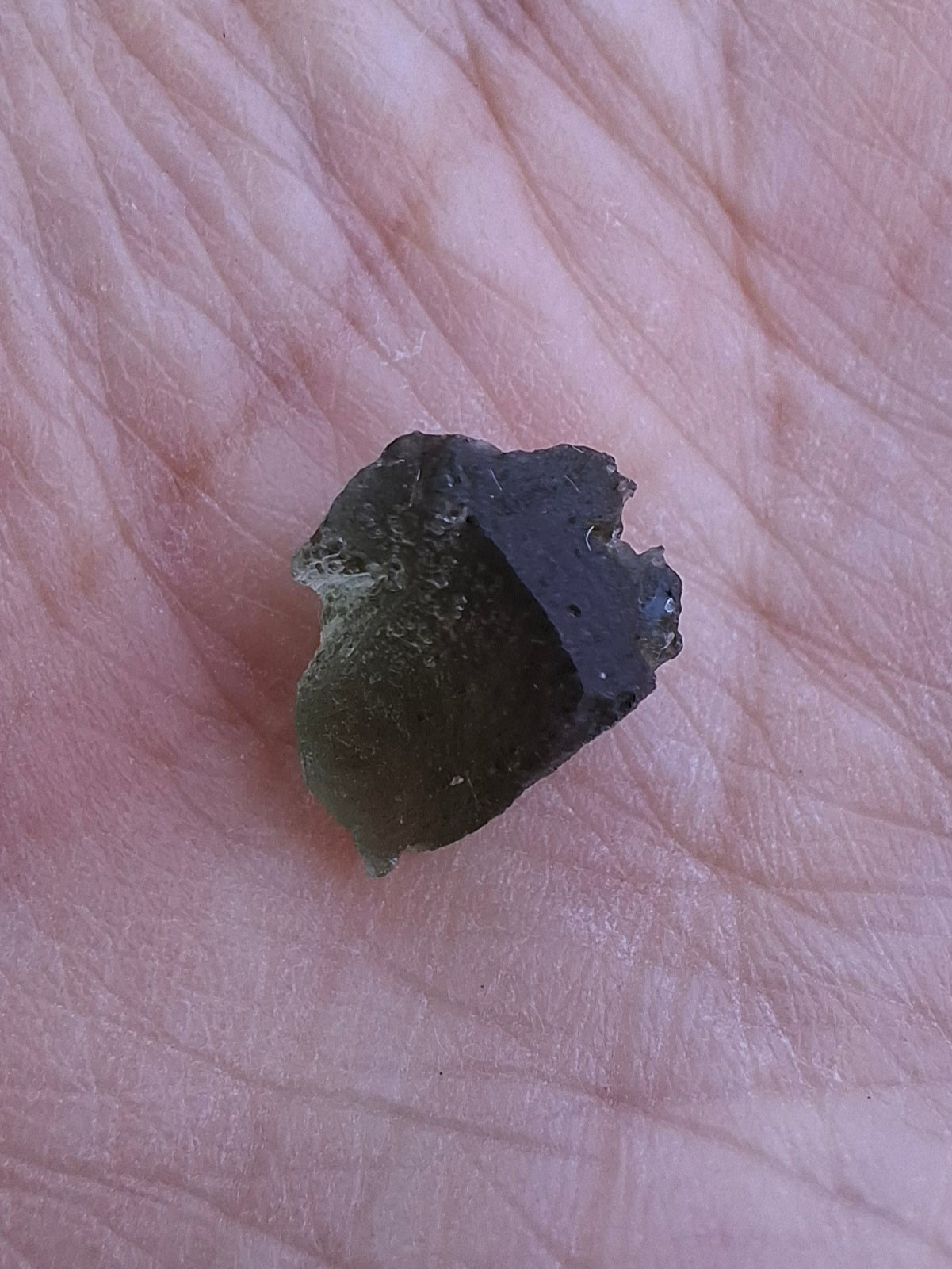 Moldavite Piece, 1.00g, Tektite (Ref: 1398)