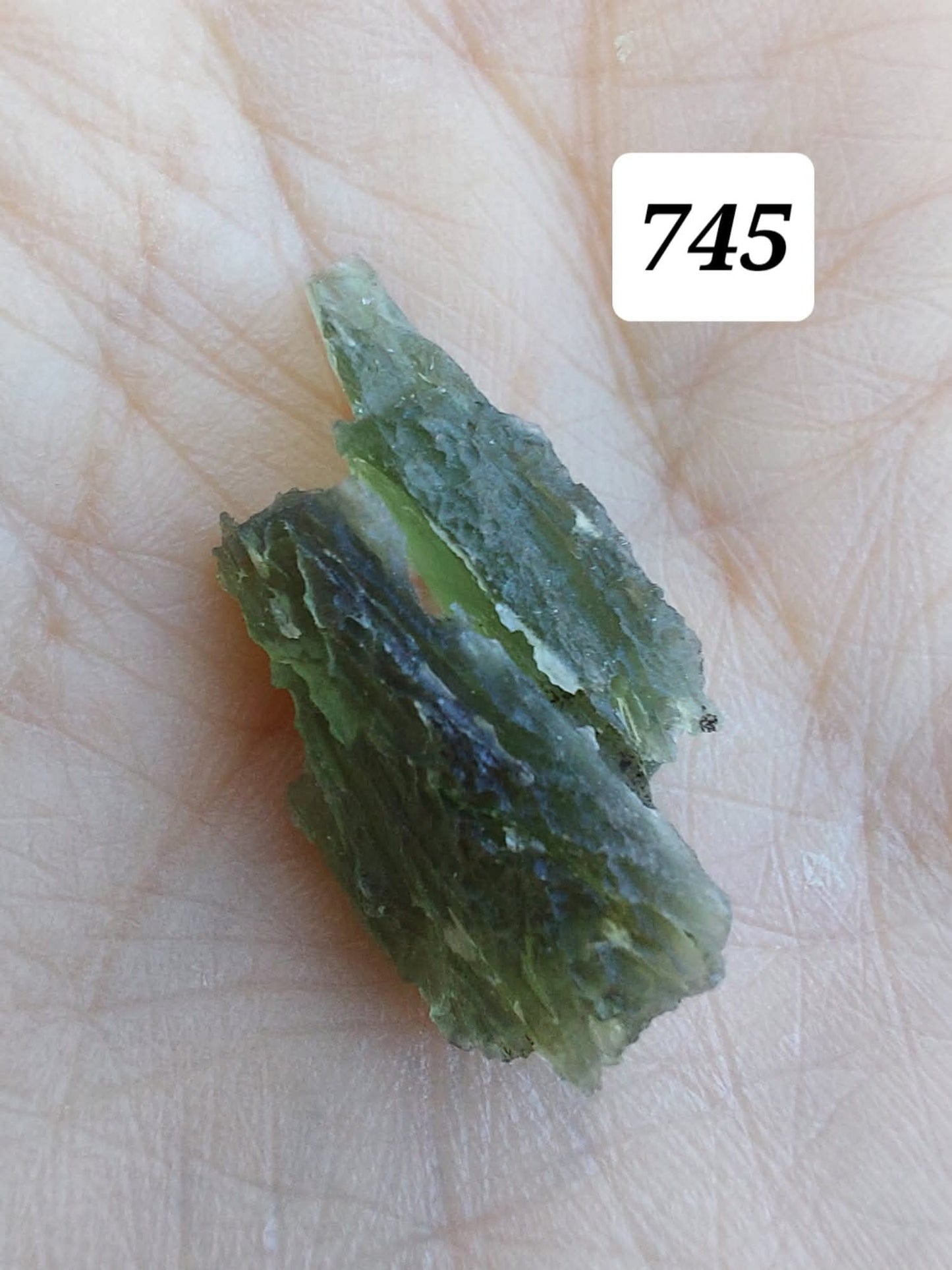 Moldavite Piece, ANGEL CHIME, 2.18g, Tektite (Ref: 745)