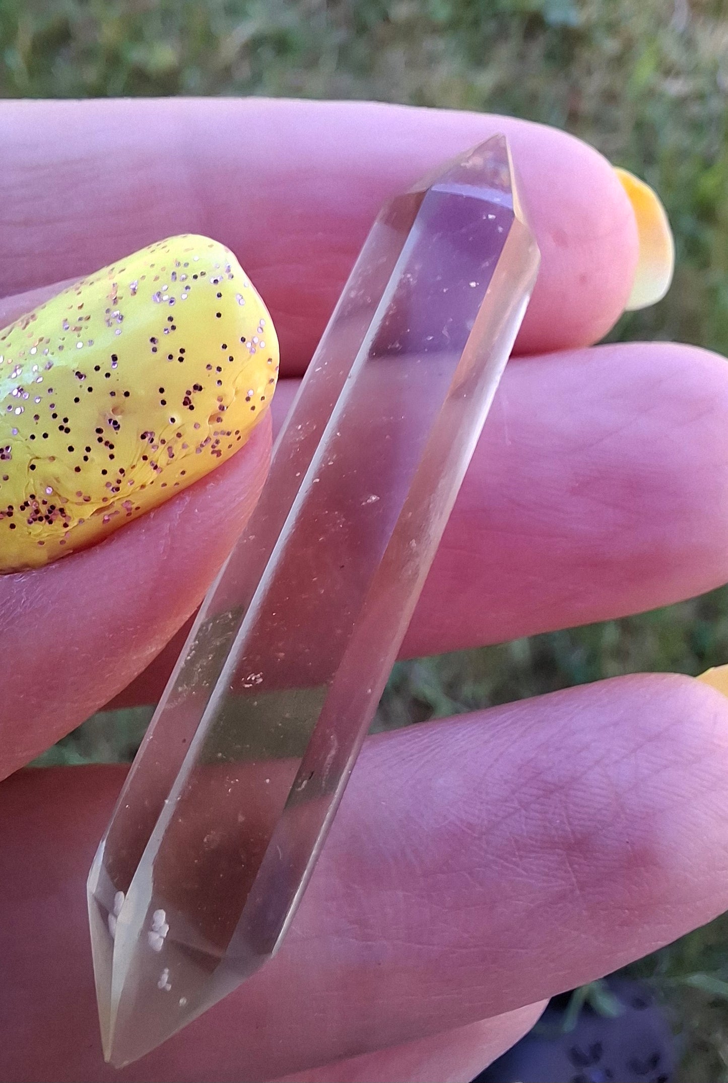 Libyan Desert Glass DT Carving, 4.68g, Tektite (Ref: LDT7)
