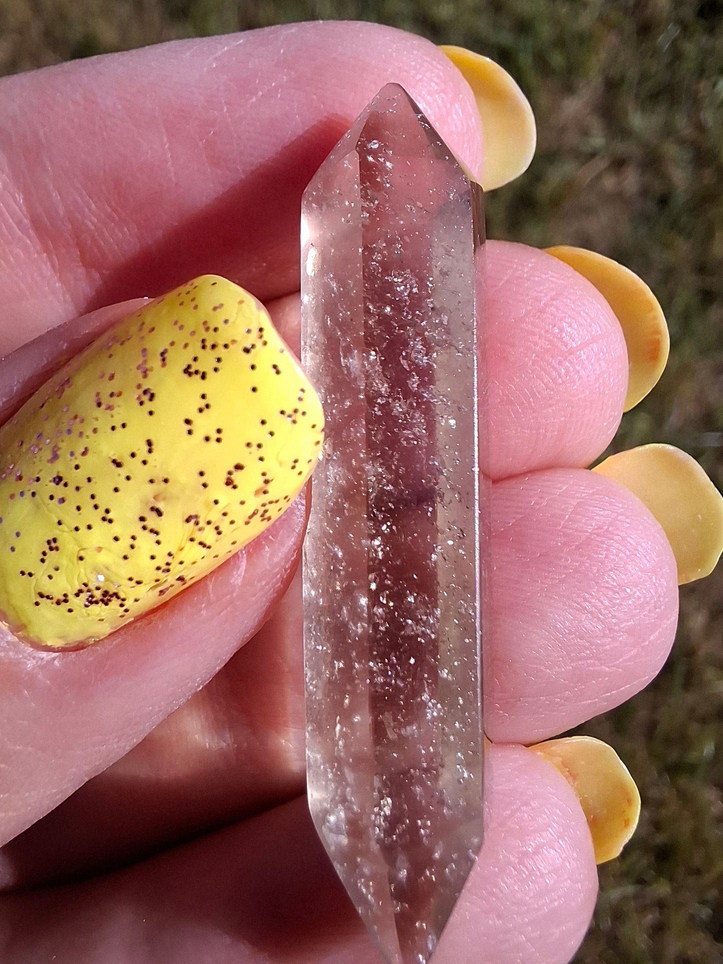 Libyan Desert Glass DT Carving, 4.22g, Tektite (Ref: LDT6)