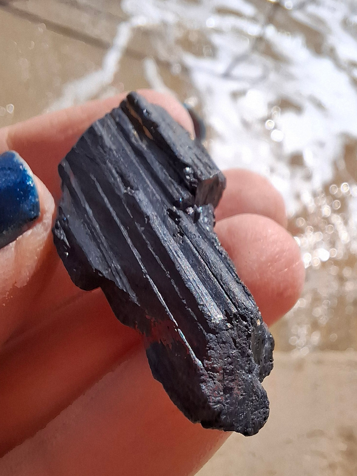 Black Tourmaline RAW, 13.00g, Crystal (Ref: RBT9)