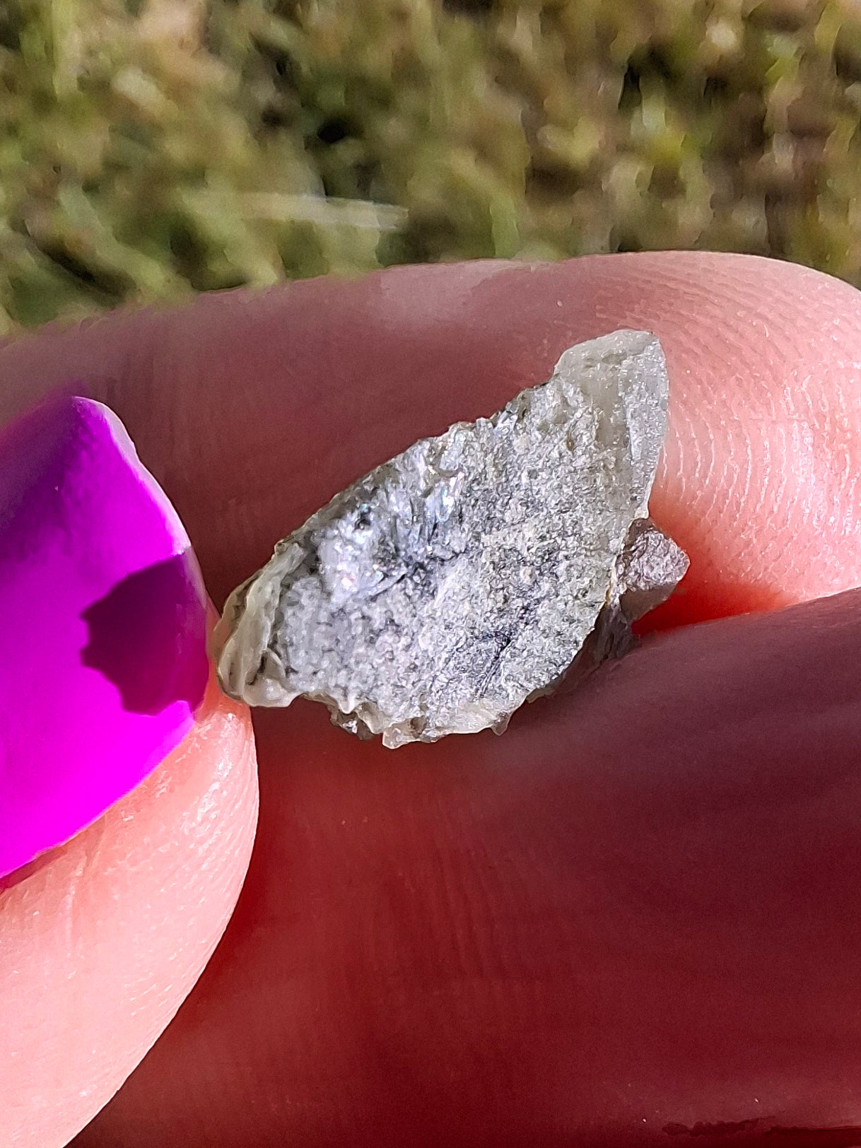 Moldavite Piece, 0.78g, Tektite (Ref: 1451)