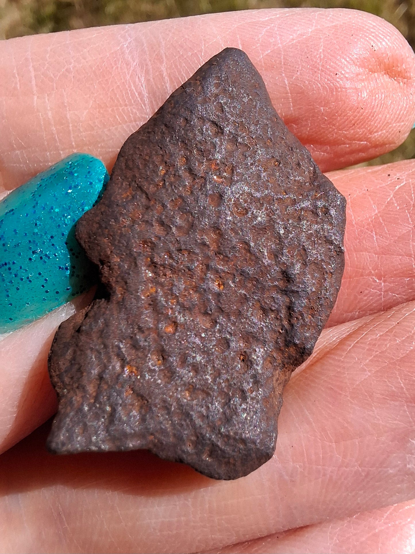 Gebel Kamil Iron Meteorite, 17.54g (Ref: K49)