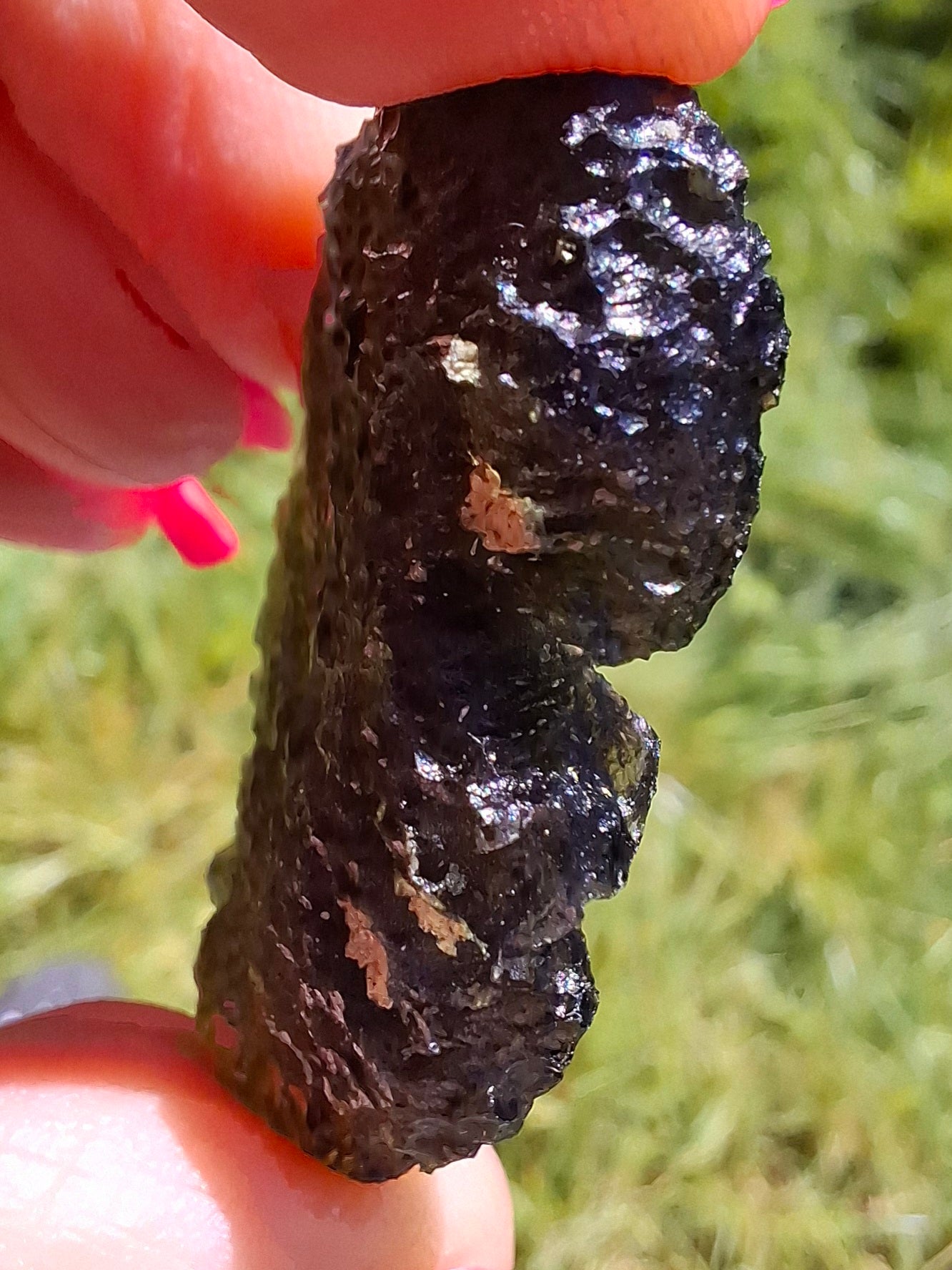 Moldavite Piece, CHLUM, 11.18g, Tektite (Ref: 1166)