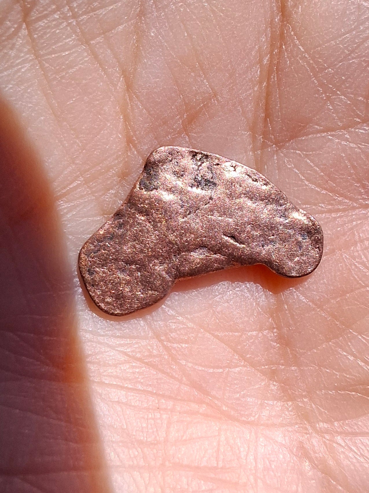 Native Copper Nugget, 0.96g, (Ref: COP7)