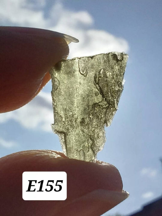 Moldavite Piece, 0.59g, Tektite (Ref: E155)