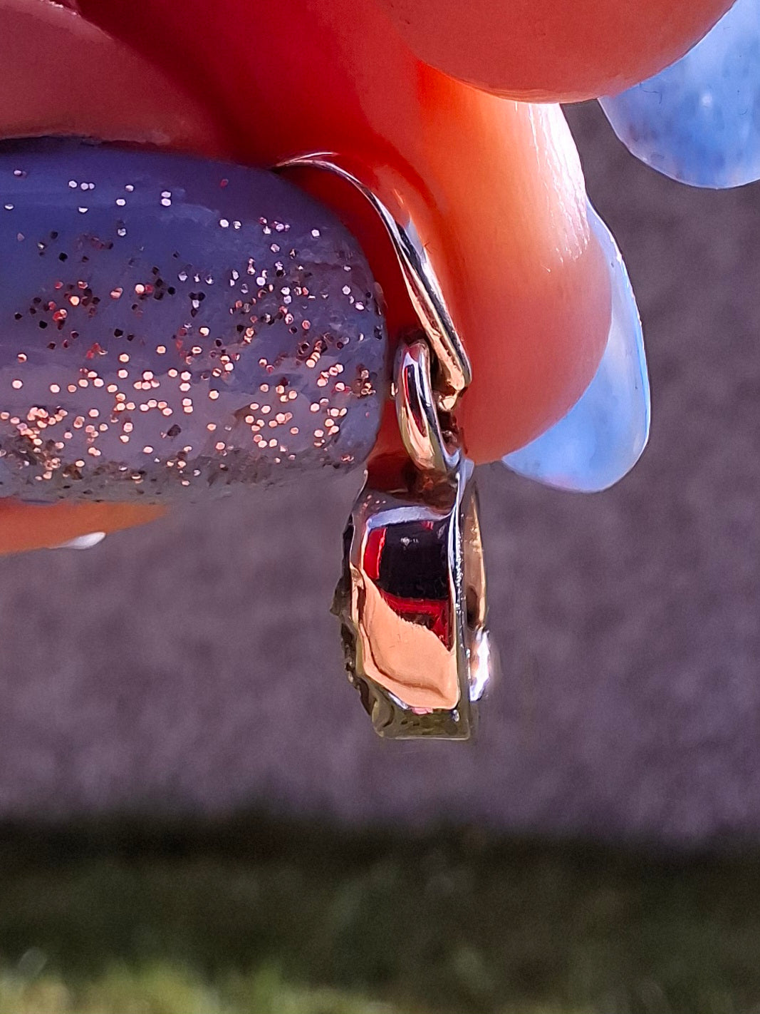 Moldavite Pendant, 925 Silver, Tektite (Ref: P44)