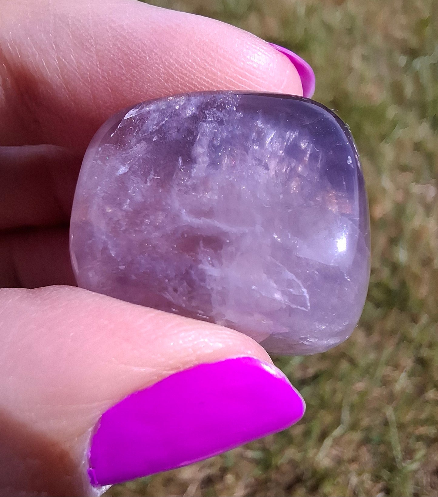 Fluorite, Tumble Stone, Crystal (Ref: T58)