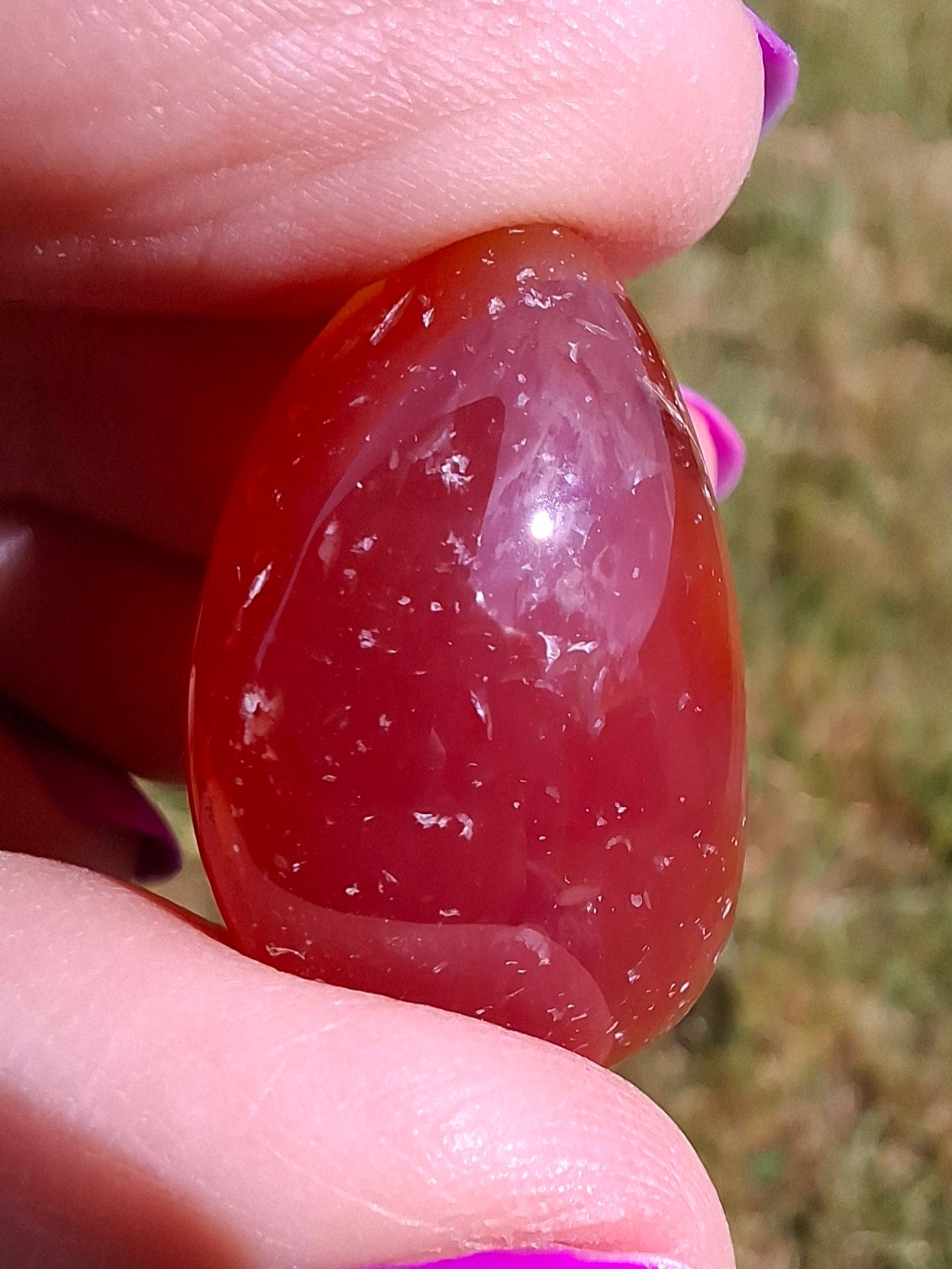 Carnelian, Tumble Stone, Crystal (Ref: T61)