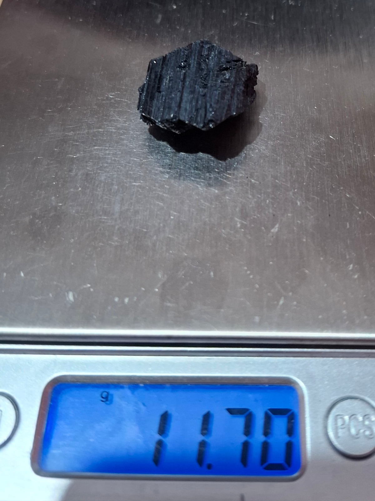 Black Tourmaline RAW, 11.70g, Crystal (Ref: RBT6)