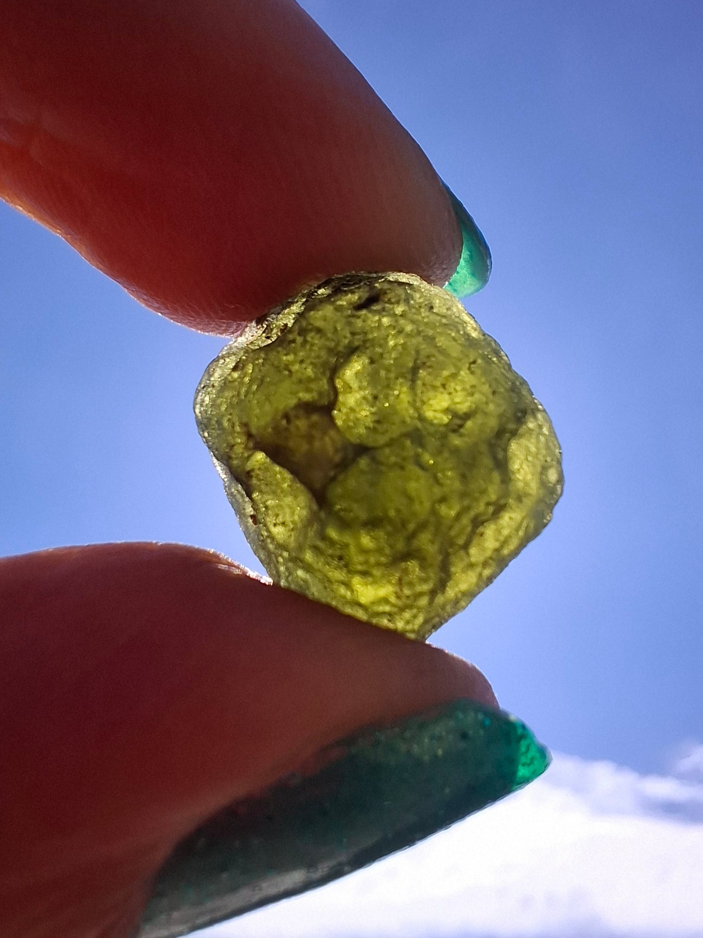 Moldavite Piece, 2.34g, Tektite (Ref: 1414)