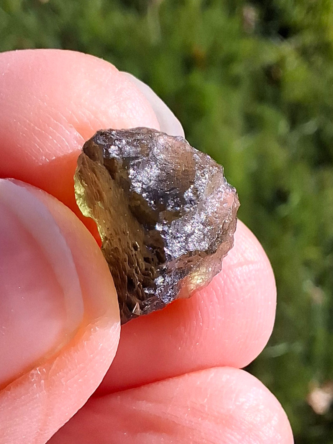 Moldavite Piece, 1.24g, Tektite (Ref: 1341)