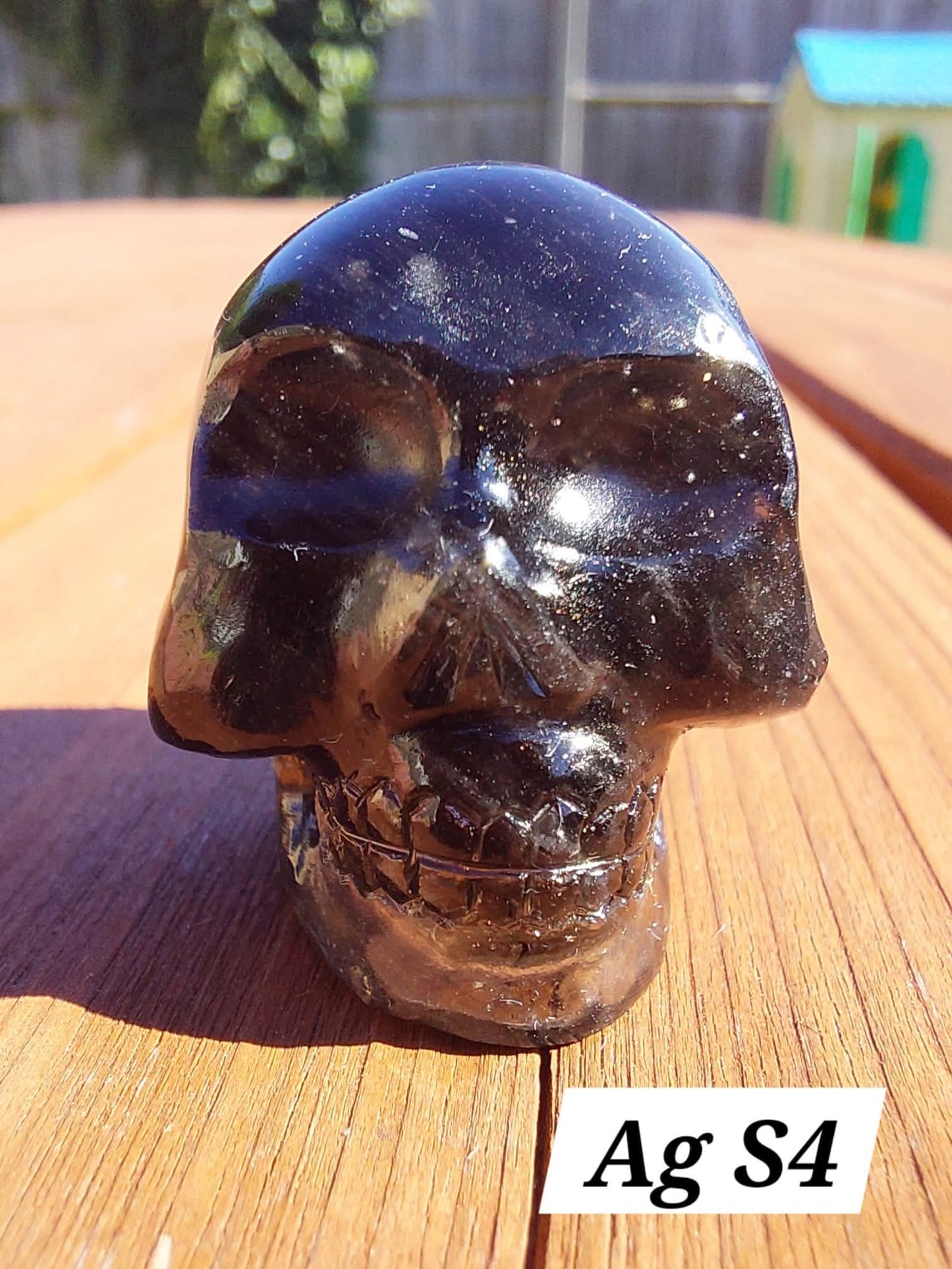 Agni Manitite SKULL Carving, 18.88g, Crystal (Ref: Ag S4)