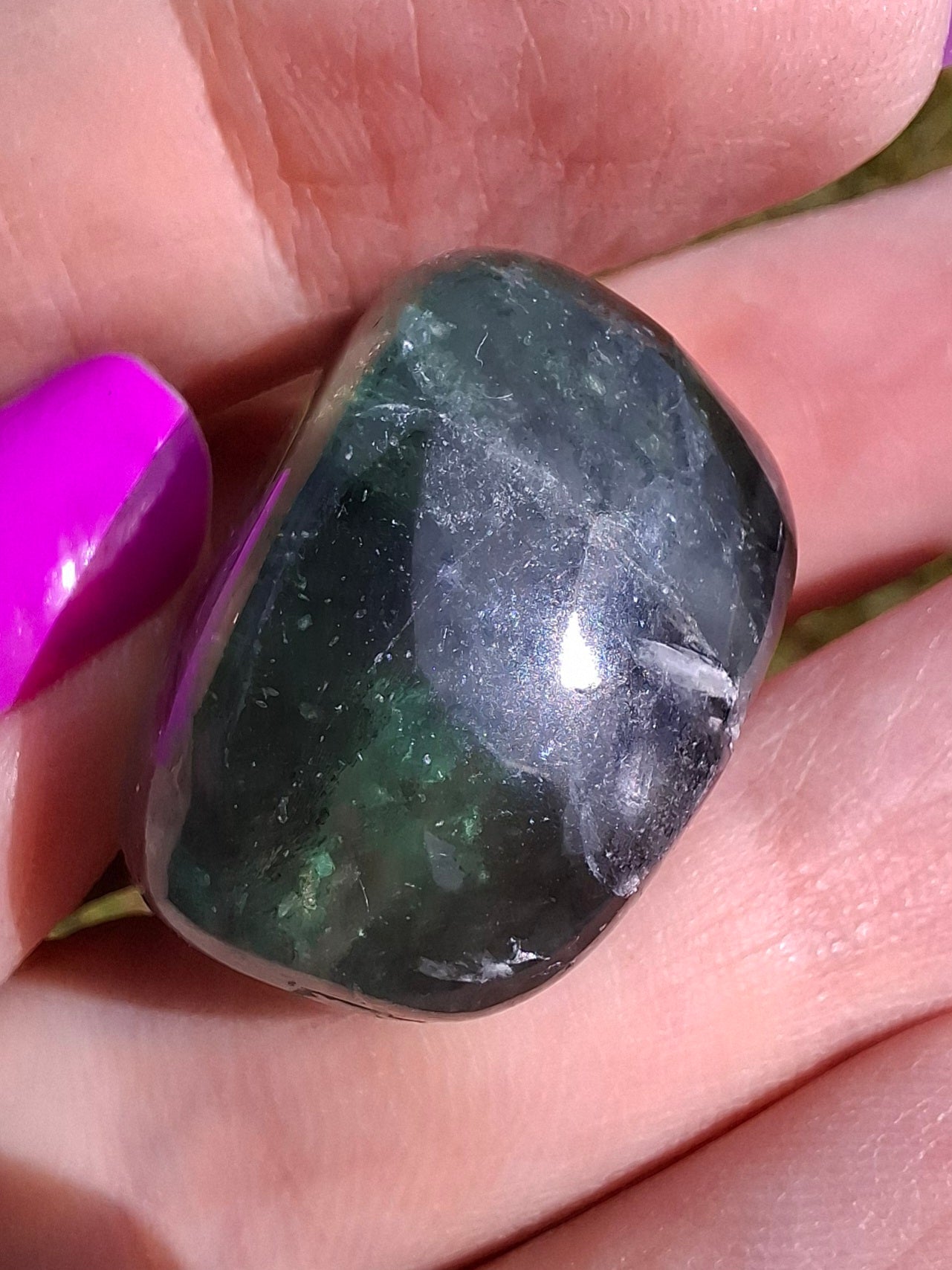 Fluorite, Tumble Stone, Crystal (Ref: T57)