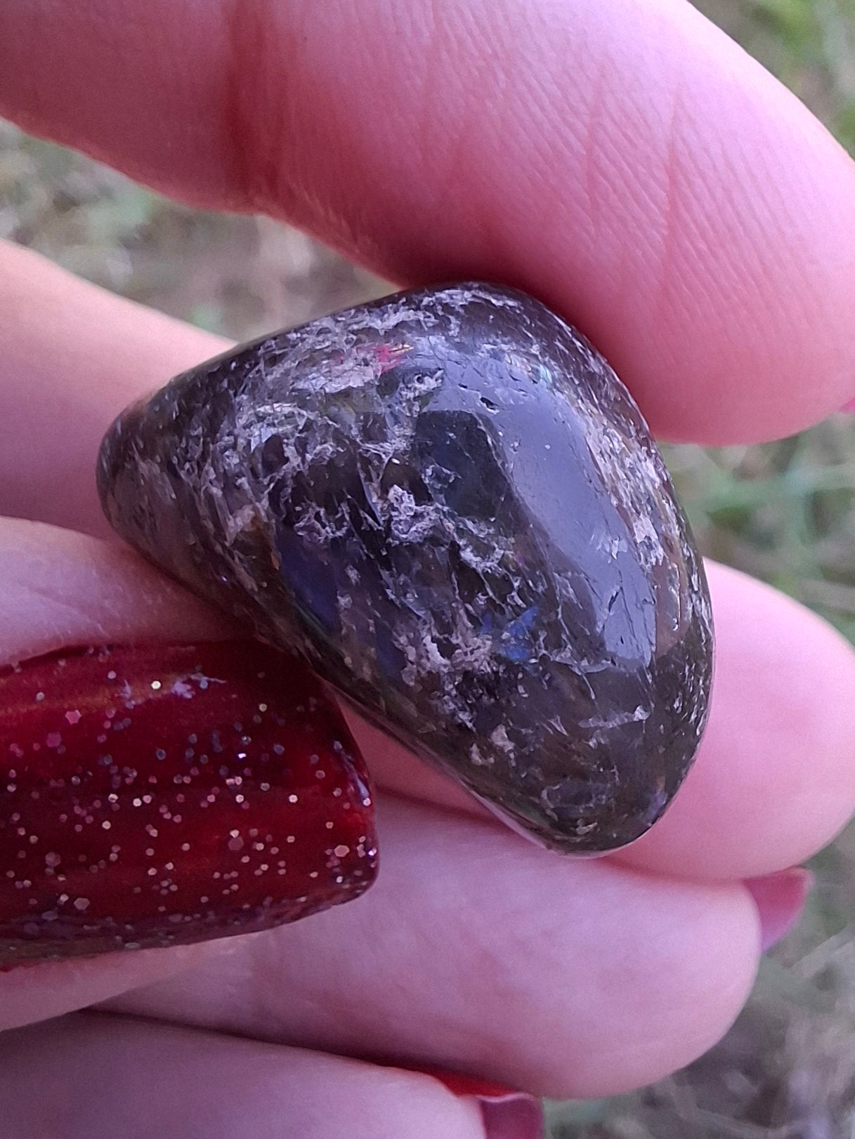 Labradorite, Tumble Stone, Crystal (Ref: T212)