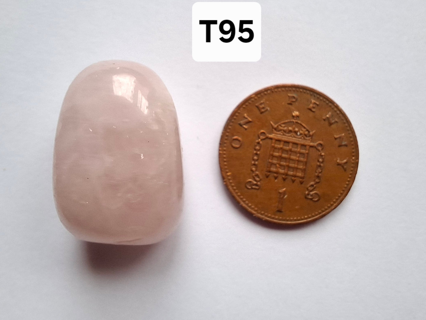 Rose Quartz, Tumble Stone, Crystal (Ref: T95)