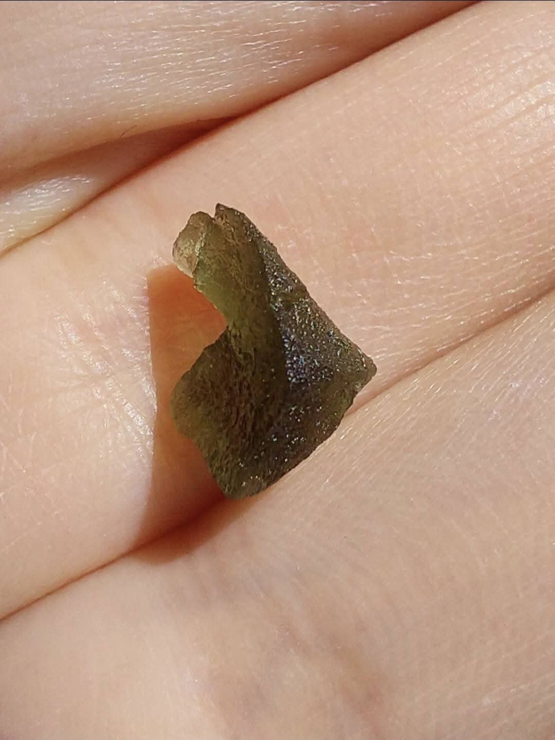 Moldavite Piece, 0.51g, Tektite (Ref: 873)