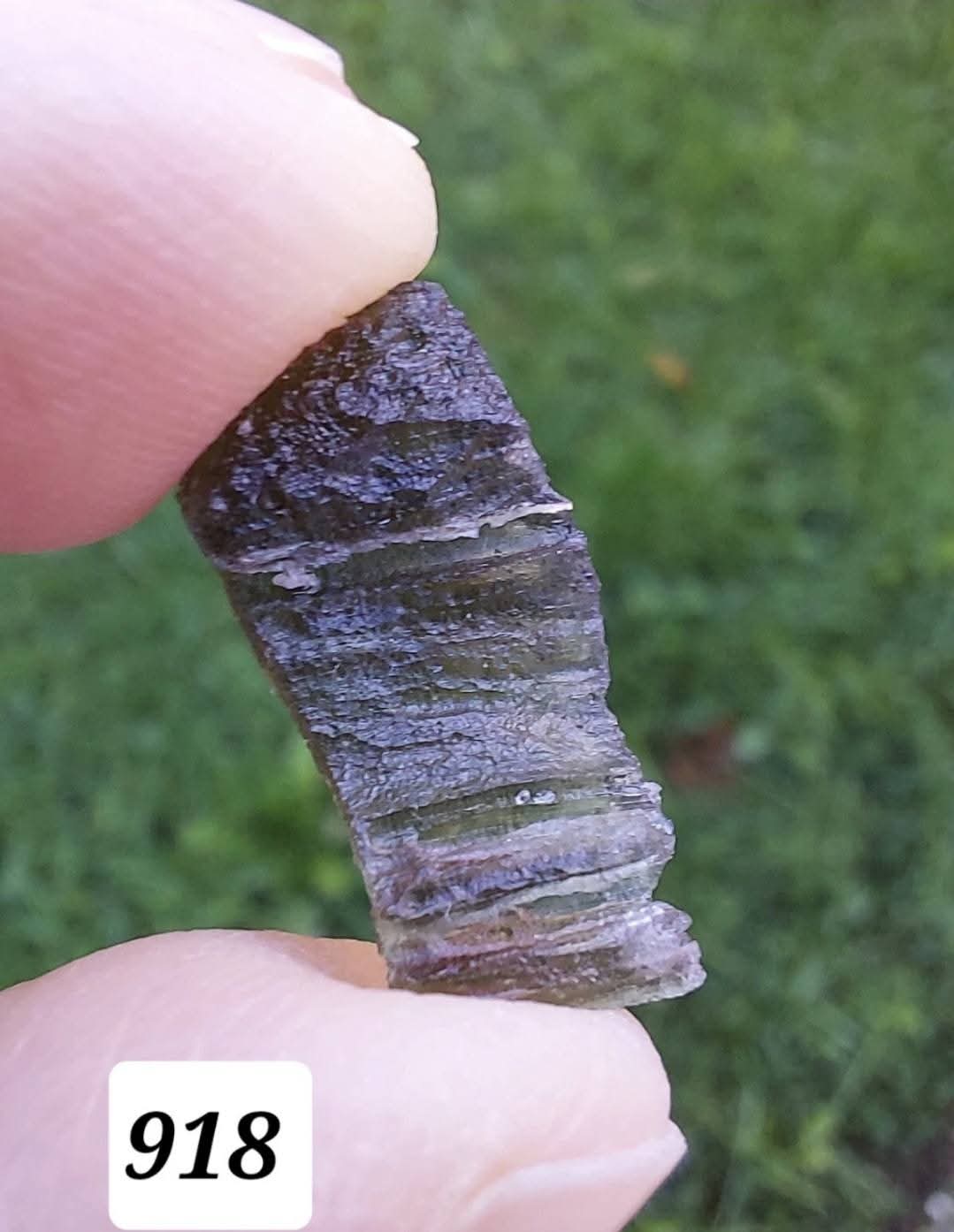 Moldavite Piece, 0.90g, Tektite (Ref: 918)