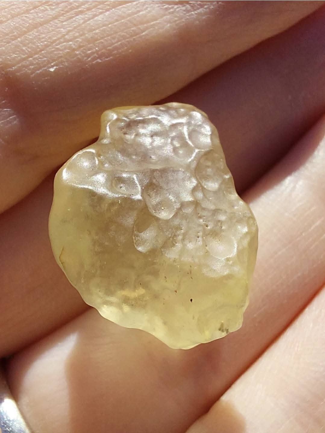 Libyan Desert Glass Piece, 5.58g, Tektite