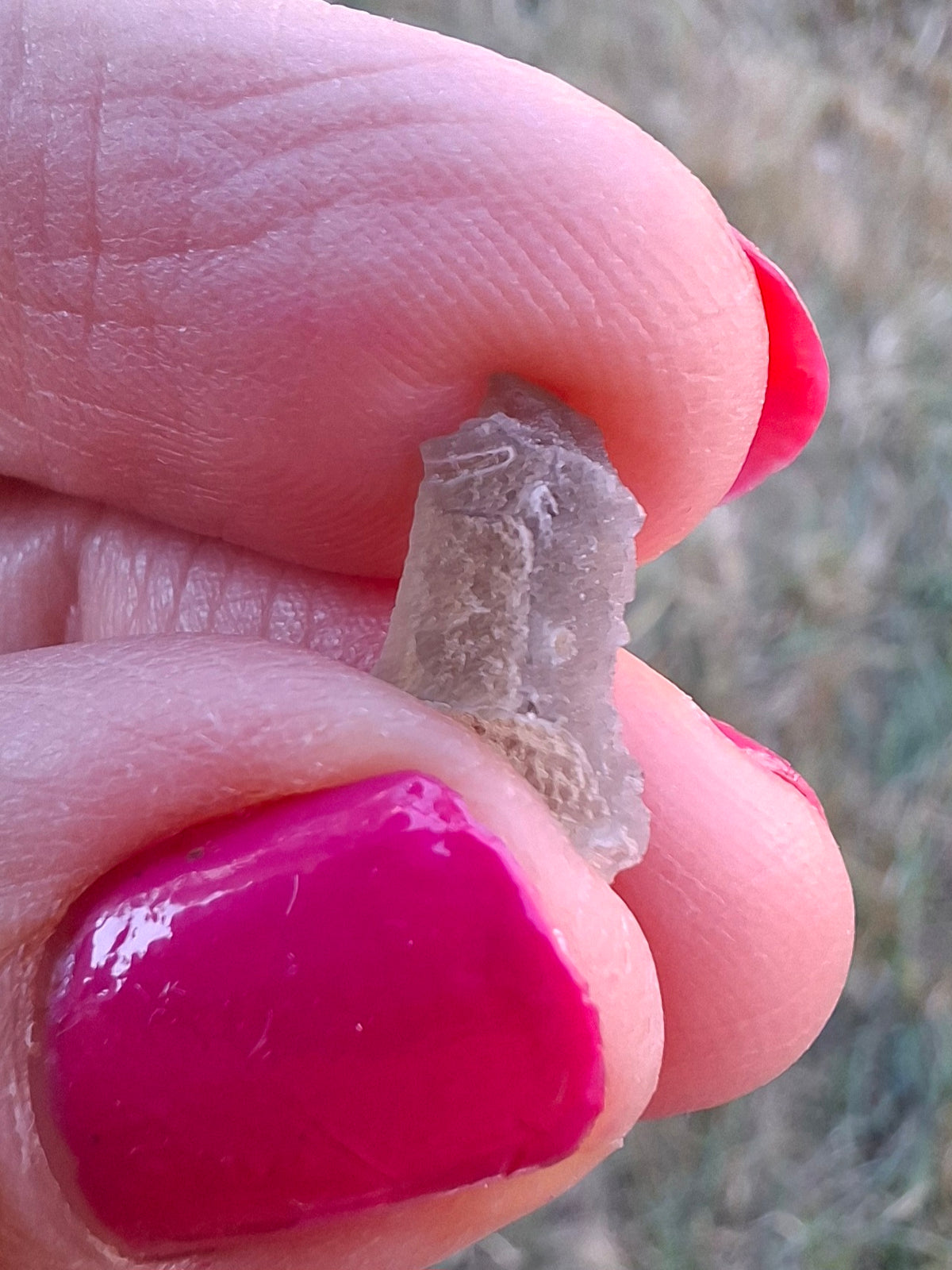 Moldavite Piece, SNOWFLAKE, FROSTED, BRUSNA, 0.32g, Tektite (Ref: 1505)