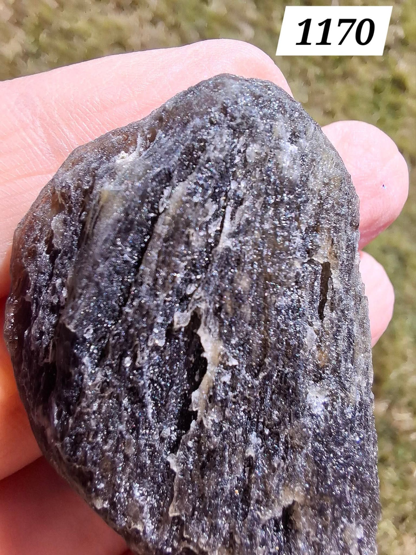 Moldavite Piece, NESMEN HURKA,  26.87g, Tektite (Ref: 1170)