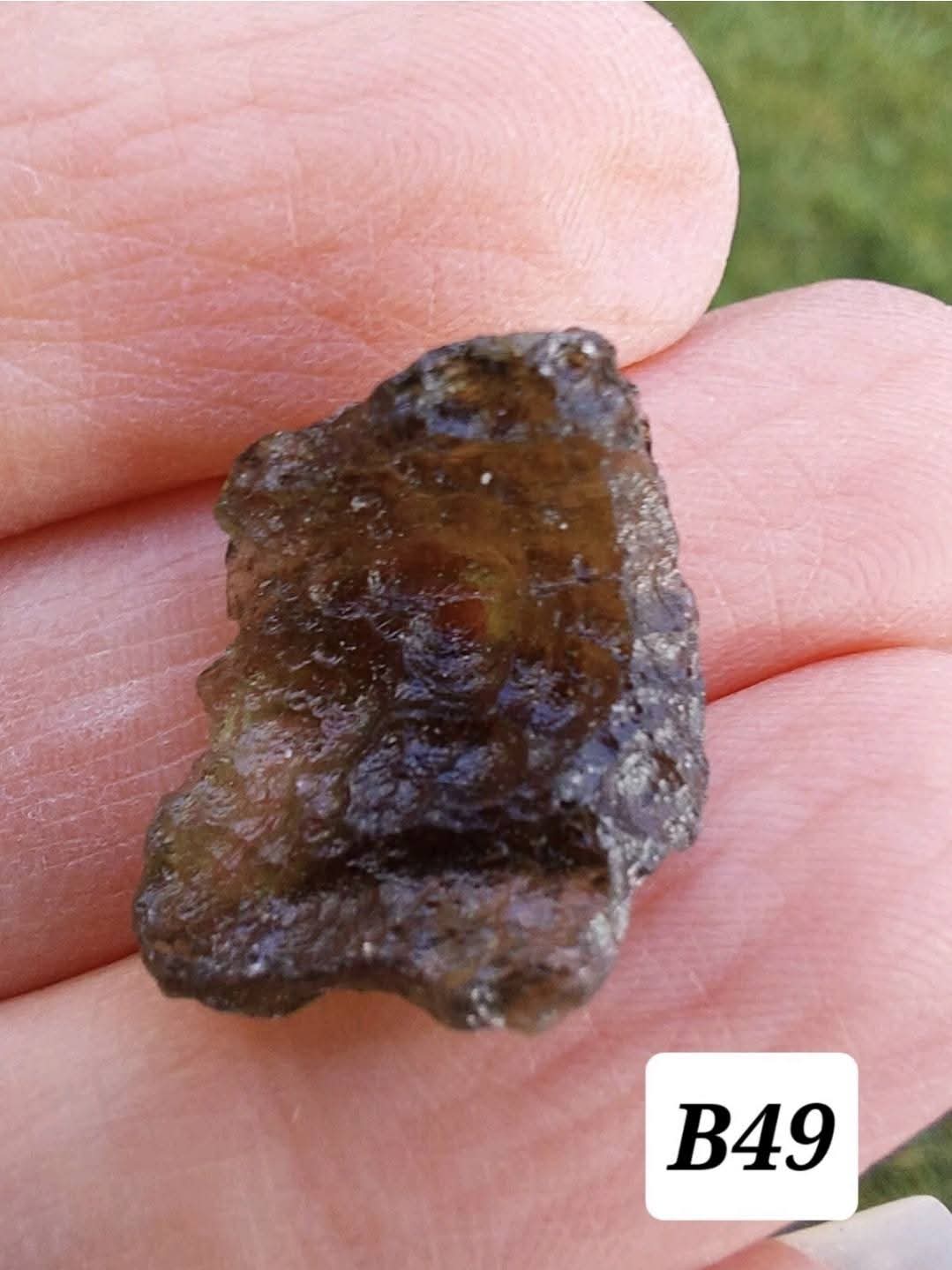 Moldavite Piece, 1.48g, Tektite (Ref: B49)