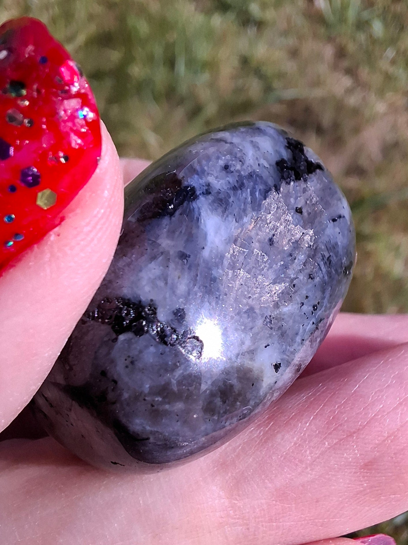 Larvikite, Tumble Stone, Crystal (Ref: T127)