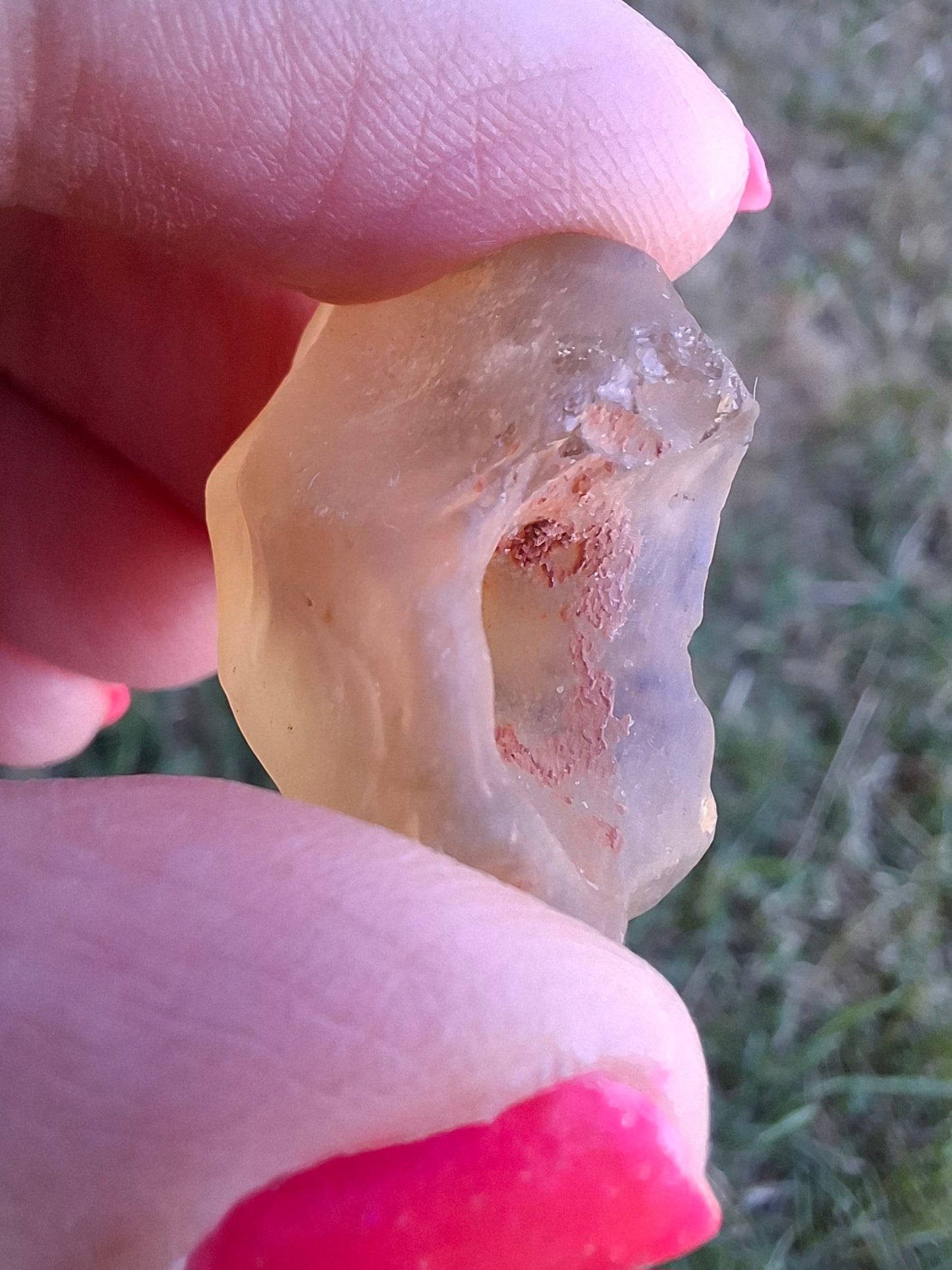 Libyan Desert Glass (darker) Piece, 10.32g, Tektite (Ref: L1376)