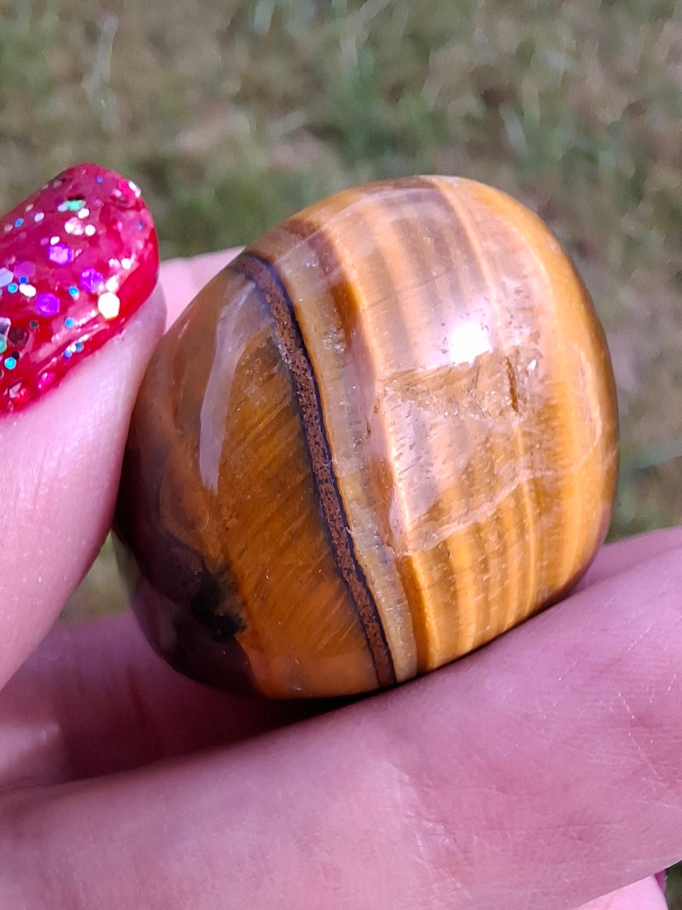 Tigers Eye, Tumble Stone, Crystal (Ref: T134)