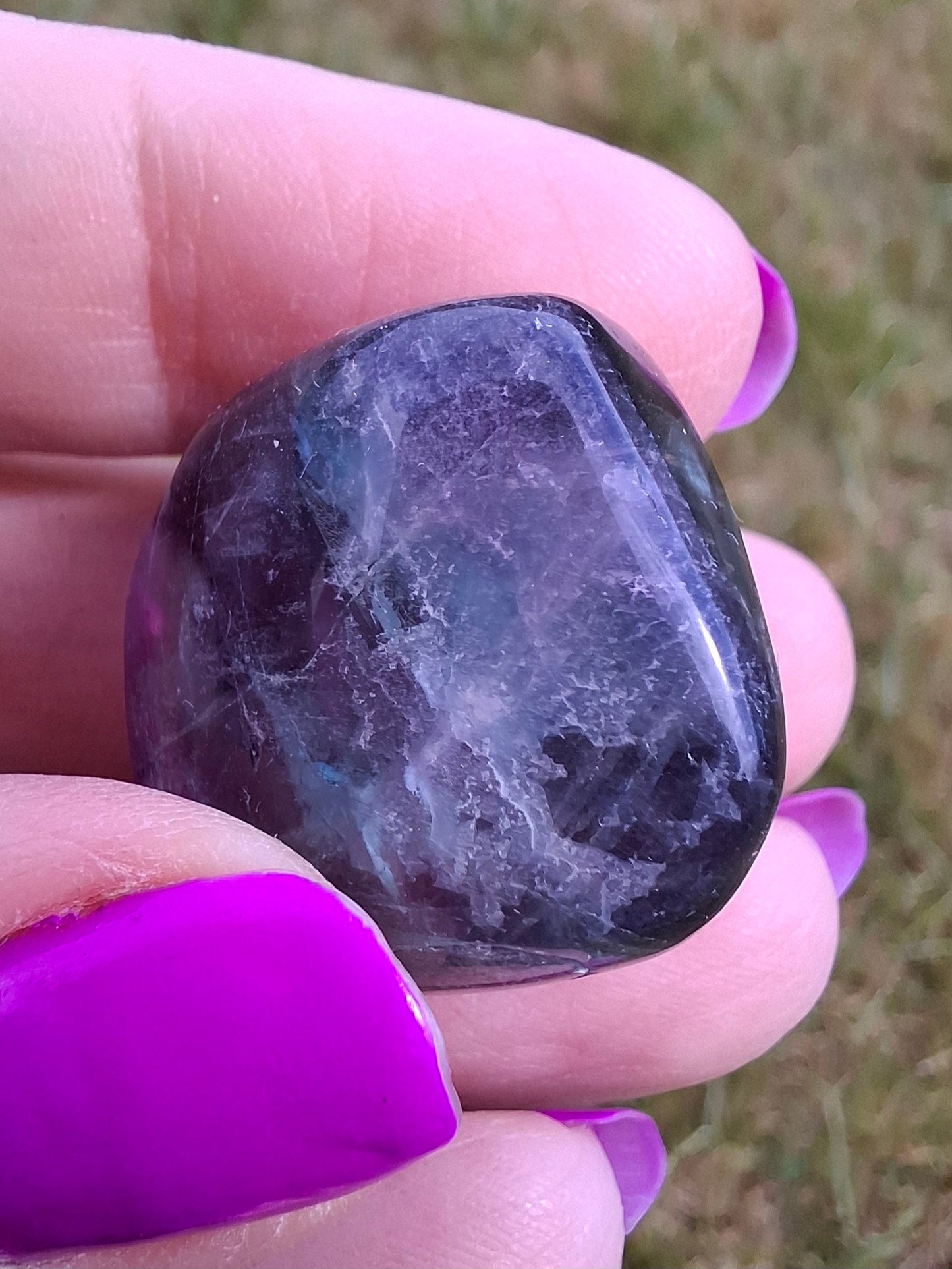 Fluorite, Tumble Stone, Crystal (Ref: T55)