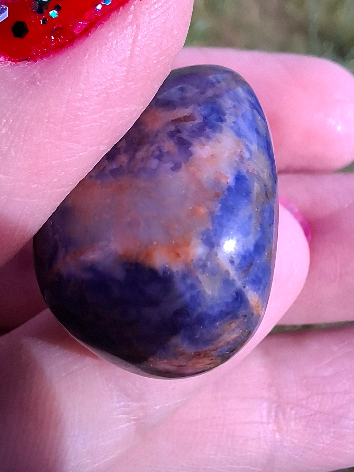 Sodalite, Tumble Stone, Crystal (Ref: T155)