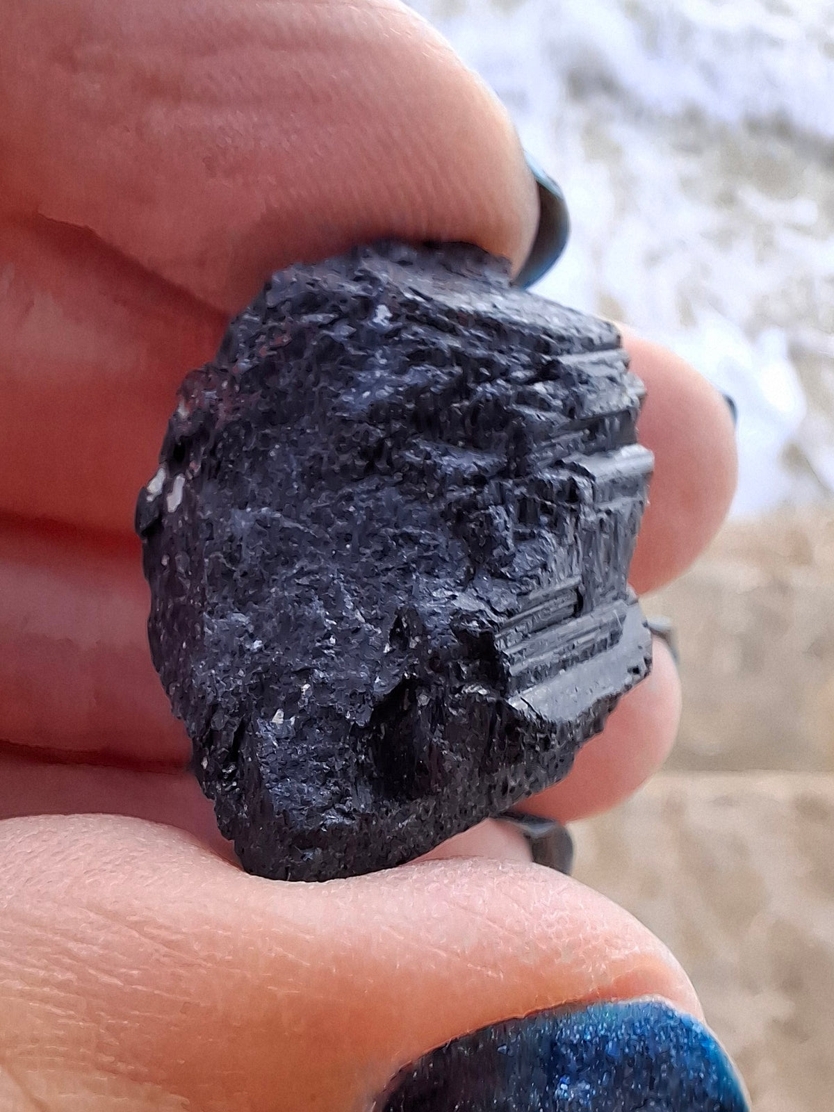 Black Tourmaline RAW, 8.86g, Crystal (Ref: RBT3)