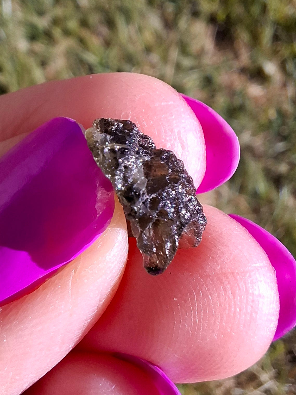Moldavite Piece, 0.62g, Tektite (Ref: 1455)