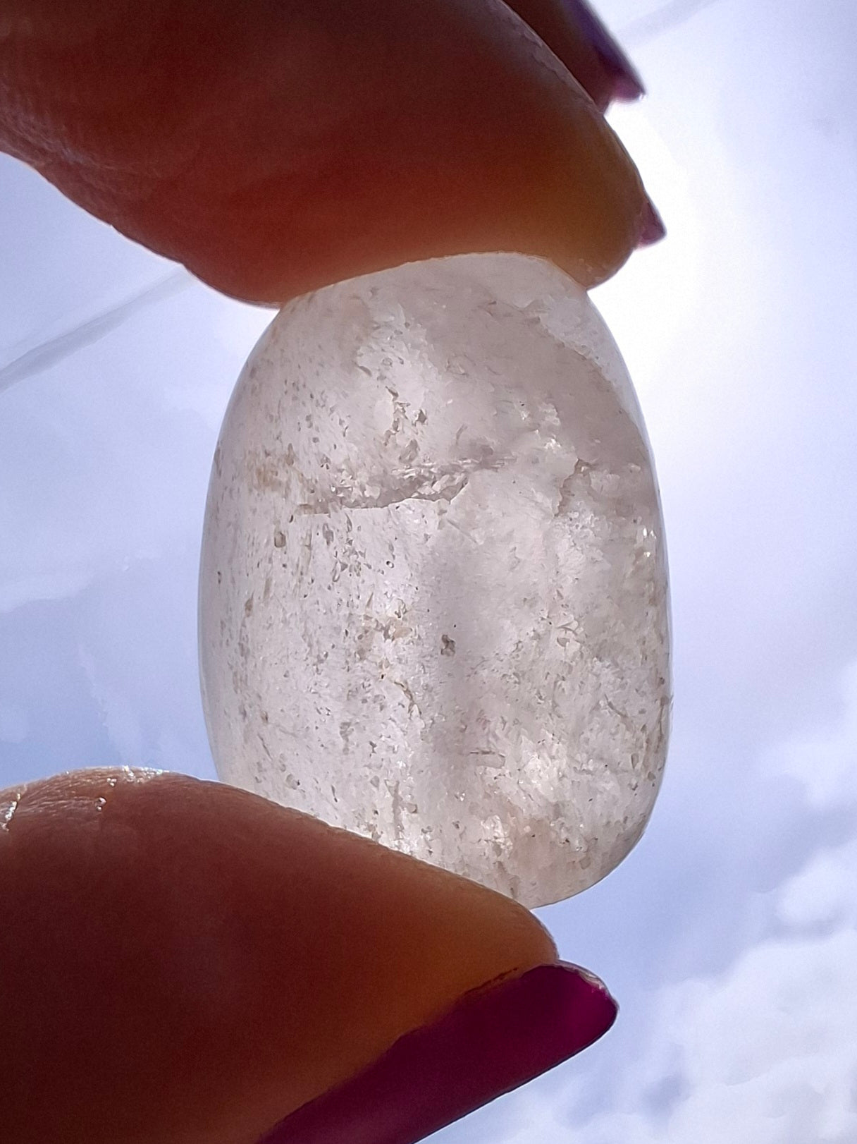 Clear Quartz, Tumble Stone, Crystal (Ref: T33)