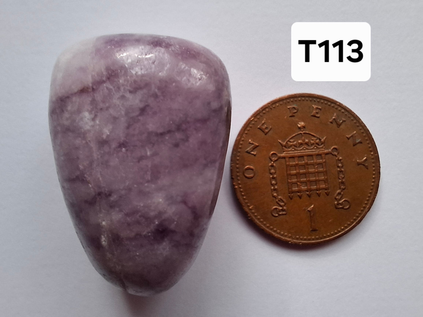 Lepidolite, Tumble Stone, Crystal (Ref: T113)