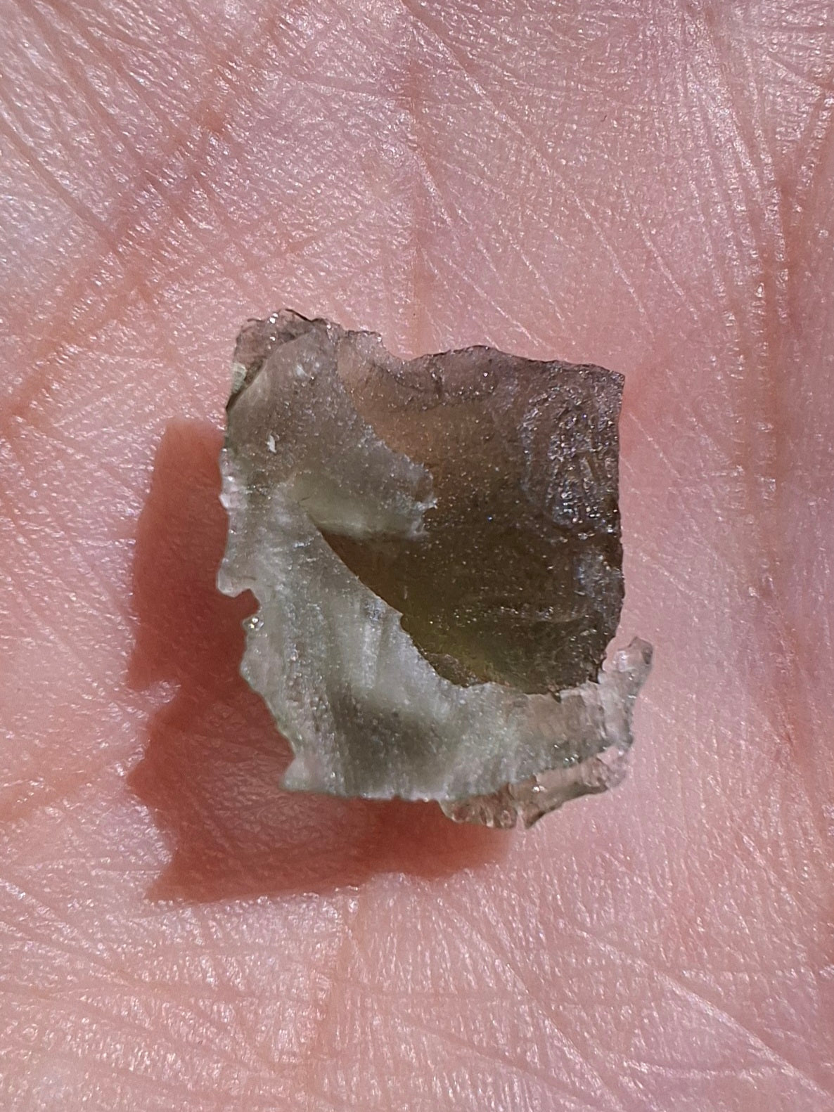 Moldavite Piece, 0.60g, Tektite (Ref: 1473)