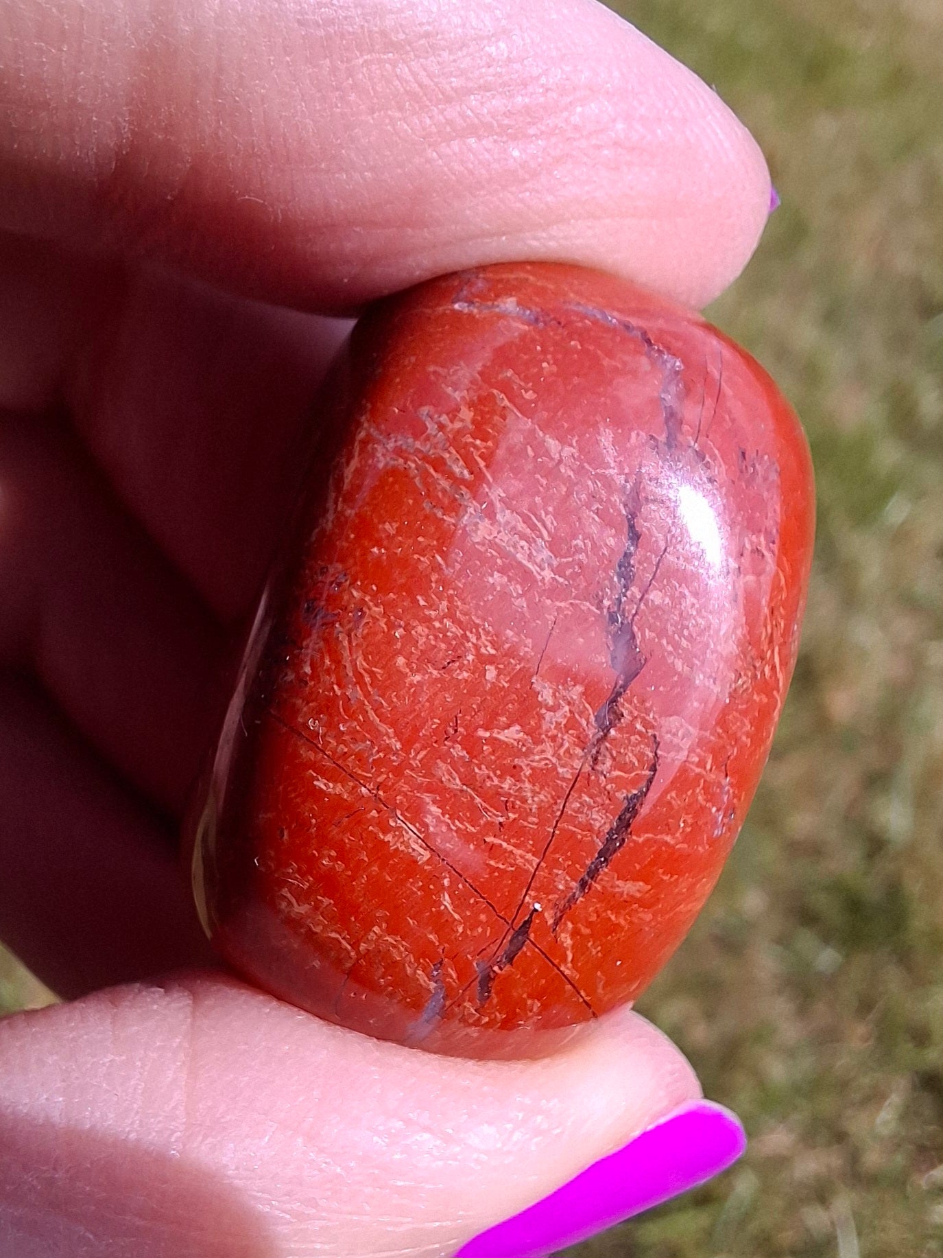 Red Jasper, Tumble Stone, Crystal (Ref: T89)