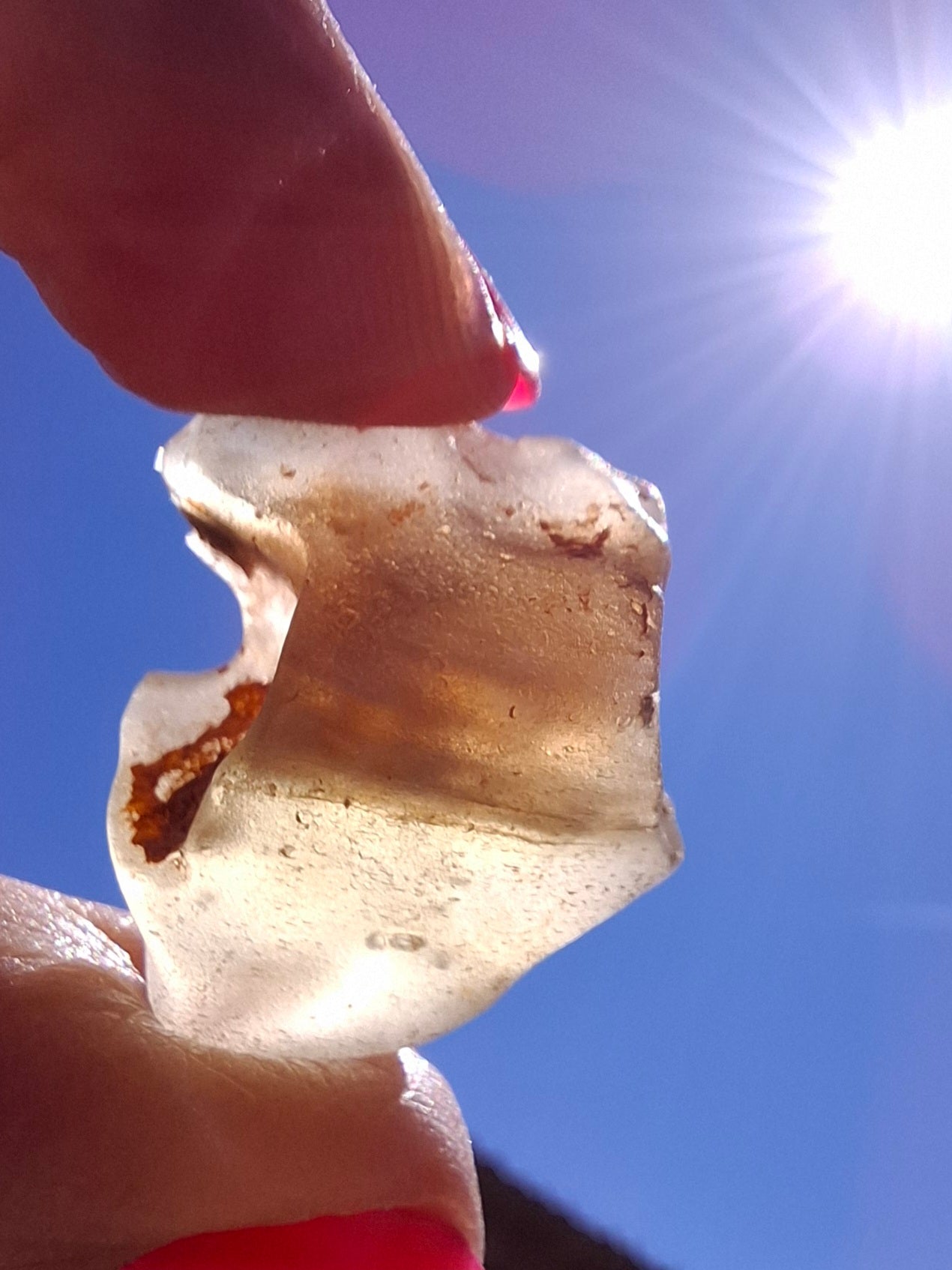Libyan Desert Glass Piece, 6.97g, Tektite