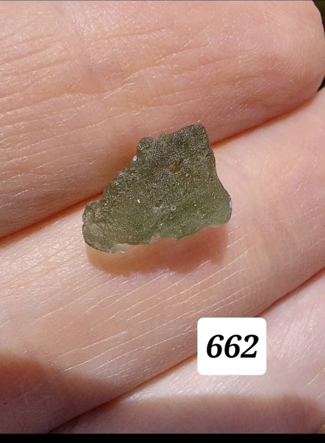 Moldavite Piece, 0.53g, Tektite (Ref: 662)