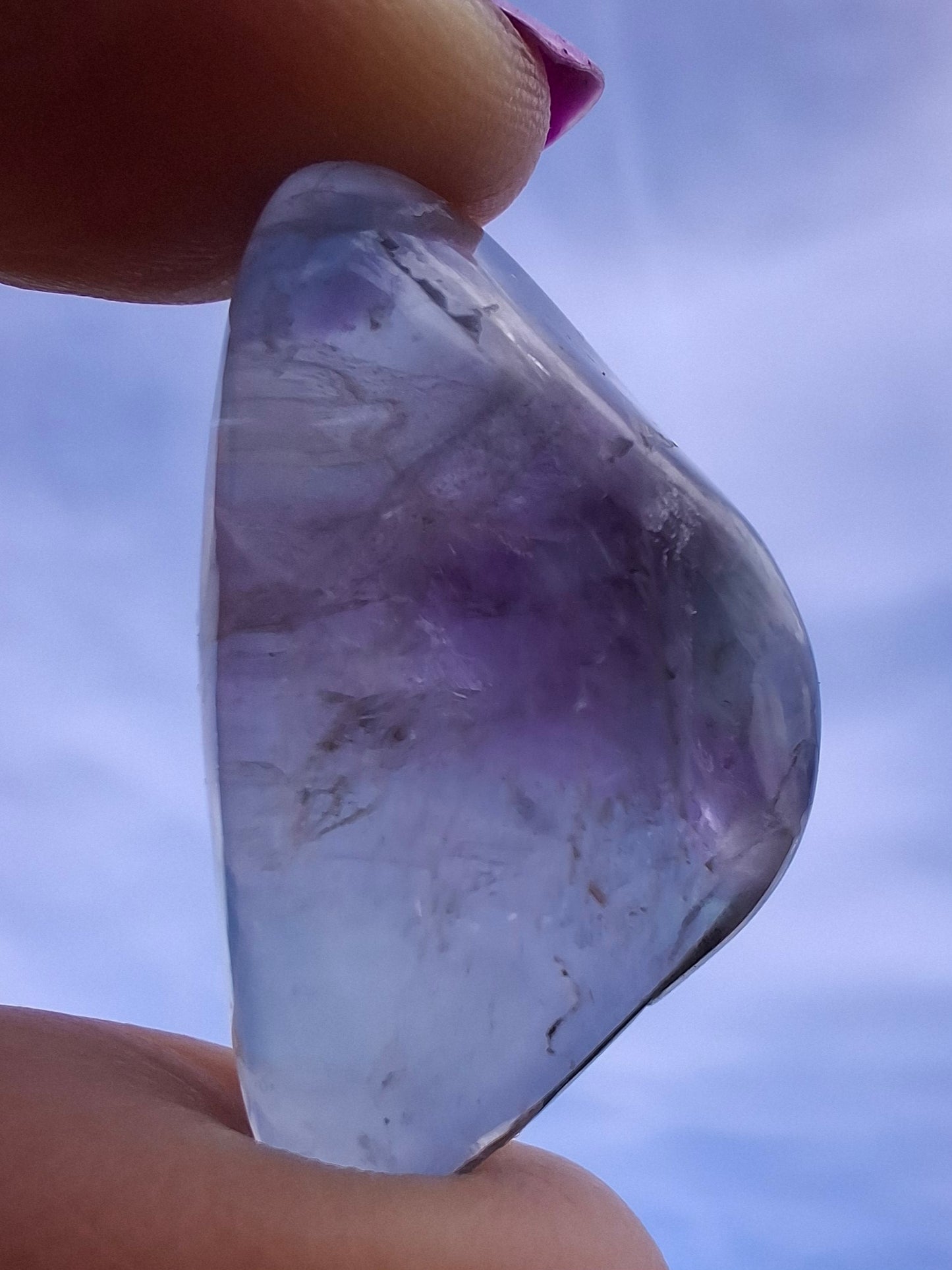 Fluorite, Tumble Stone, Crystal (Ref :T46)