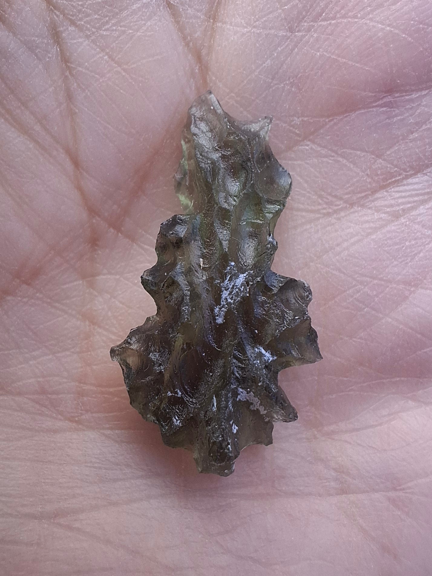 Moldavite Piece, JEZKOVNA BESEDNICE, 1.67g, Tektite (Ref: 1270)