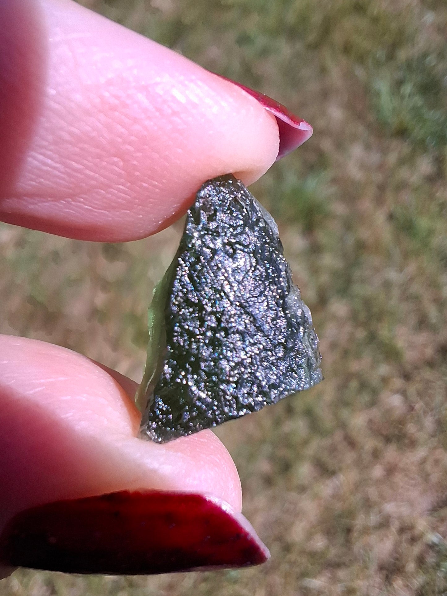 Moldavite Piece, 1.55g, Tektite (Ref: 1469)