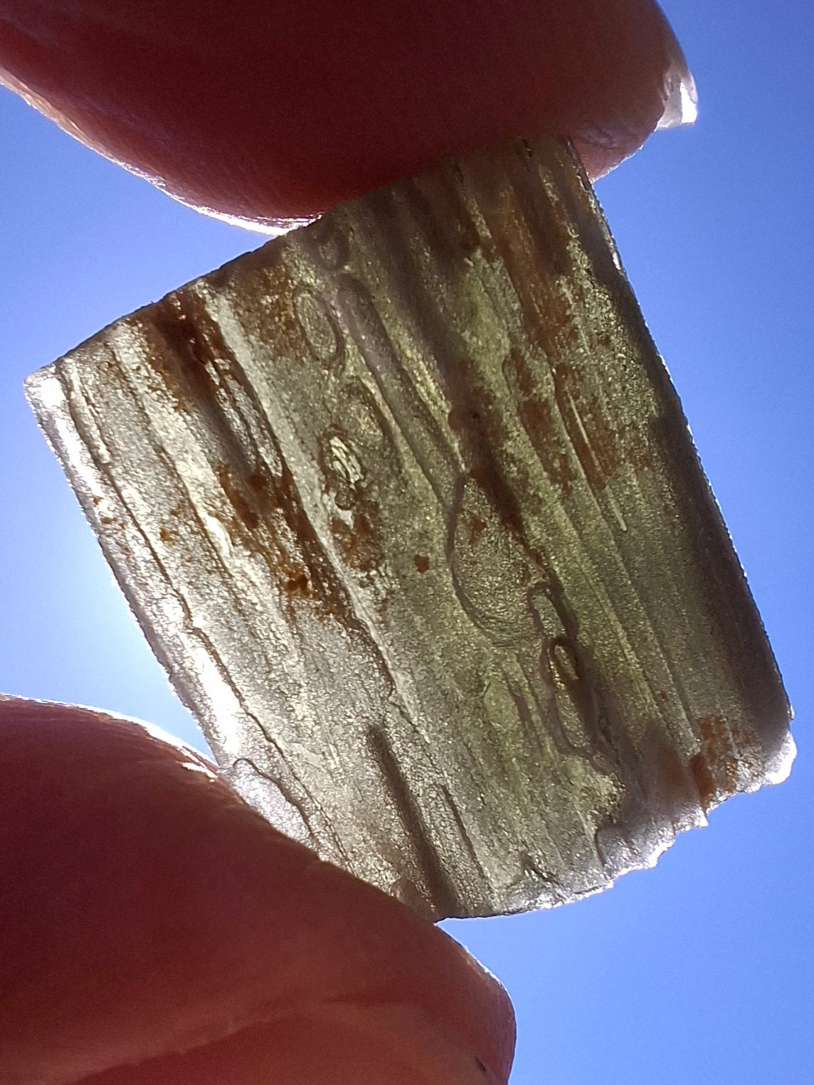 Moldavite Piece, SNOWFLAKE, FROSTED, BARTOCHOV, 3.12g, Tektite (Ref: 1365)
