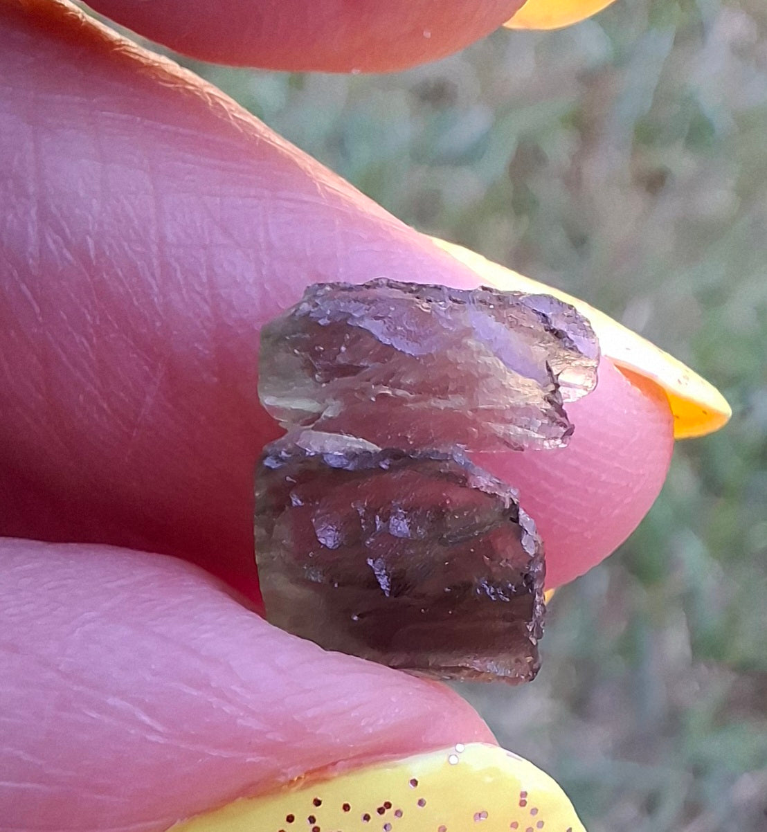 Moldavite Piece, 0.56g, Tektite (Ref: 1474)