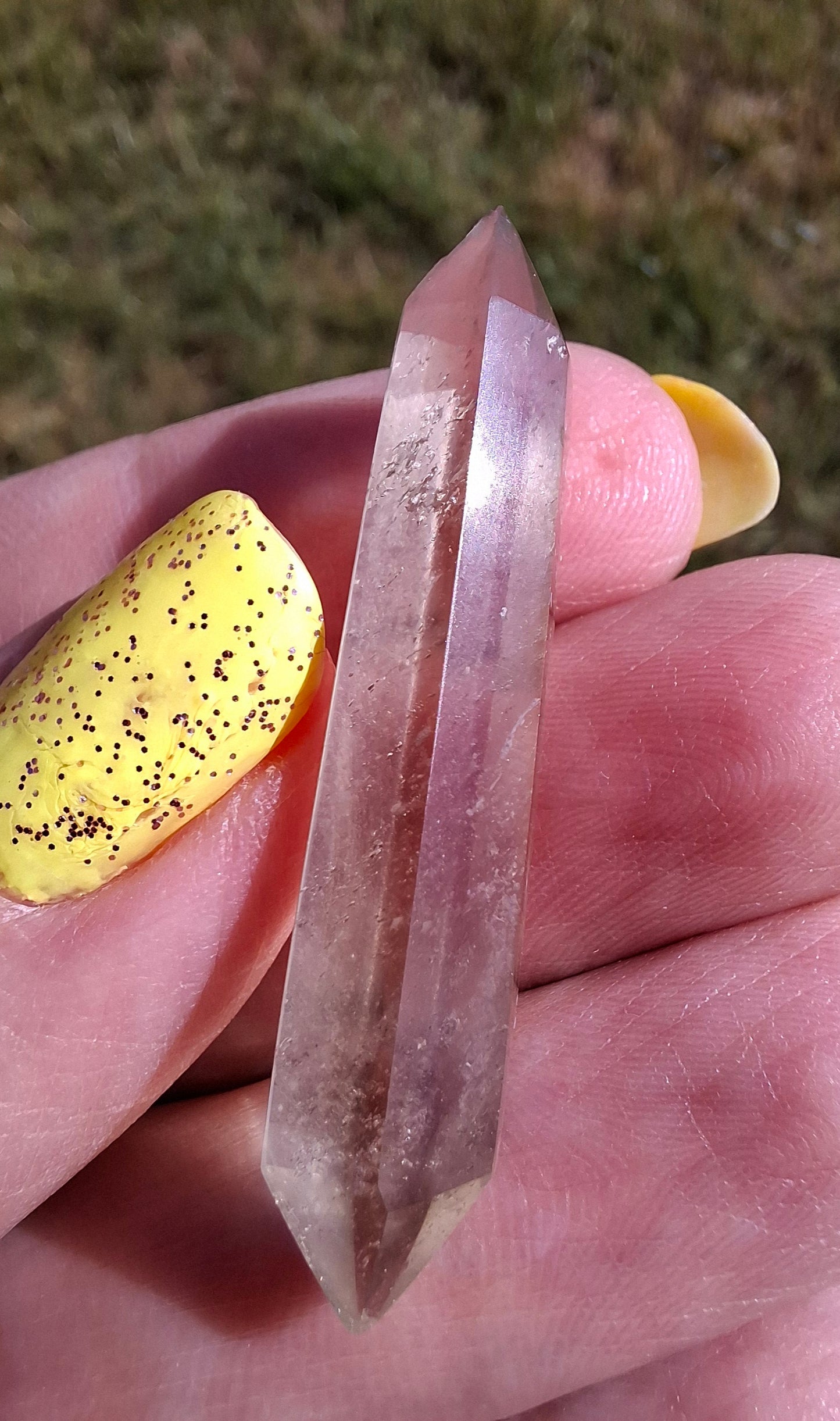 Libyan Desert Glass DT Carving, 3.93g, Tektite (Ref: LDT3)