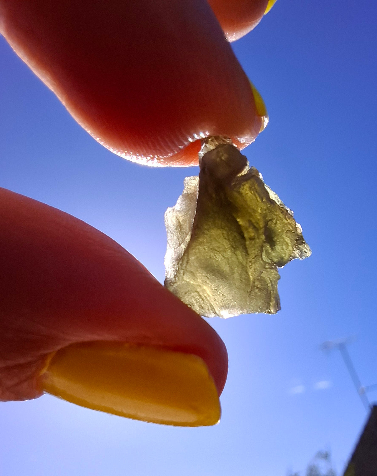 Moldavite Piece, 1.74g, Tektite (Ref: 1513)