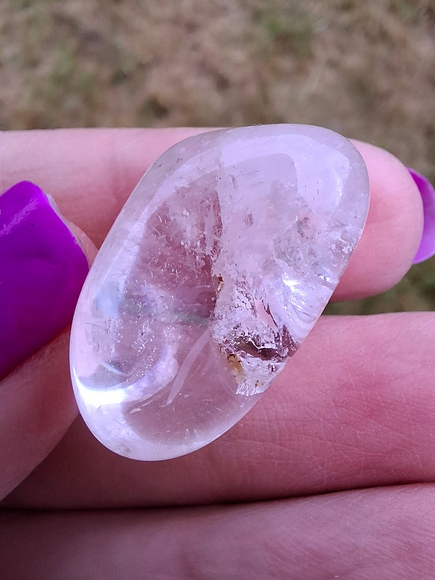 Clear Quartz, Tumble Stone, Crystal (Ref: T28)