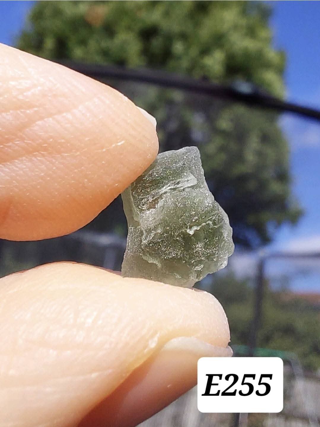 Moldavite Piece, 0.54g, Tektite (Ref: E255)