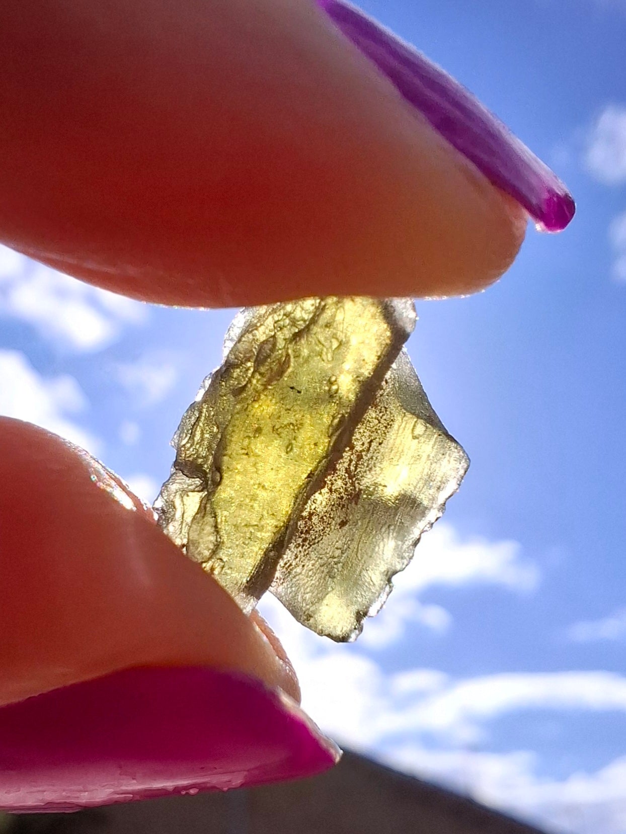 Moldavite Piece, 1.20g, Tektite (Ref: 1440)